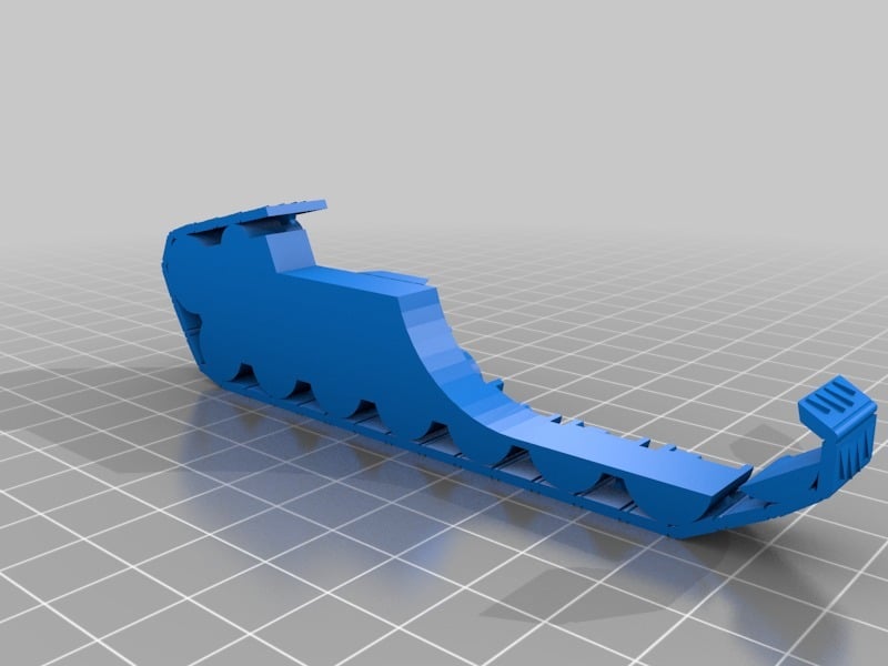 New crawler tank side track with detail - Nurgle - WH40k