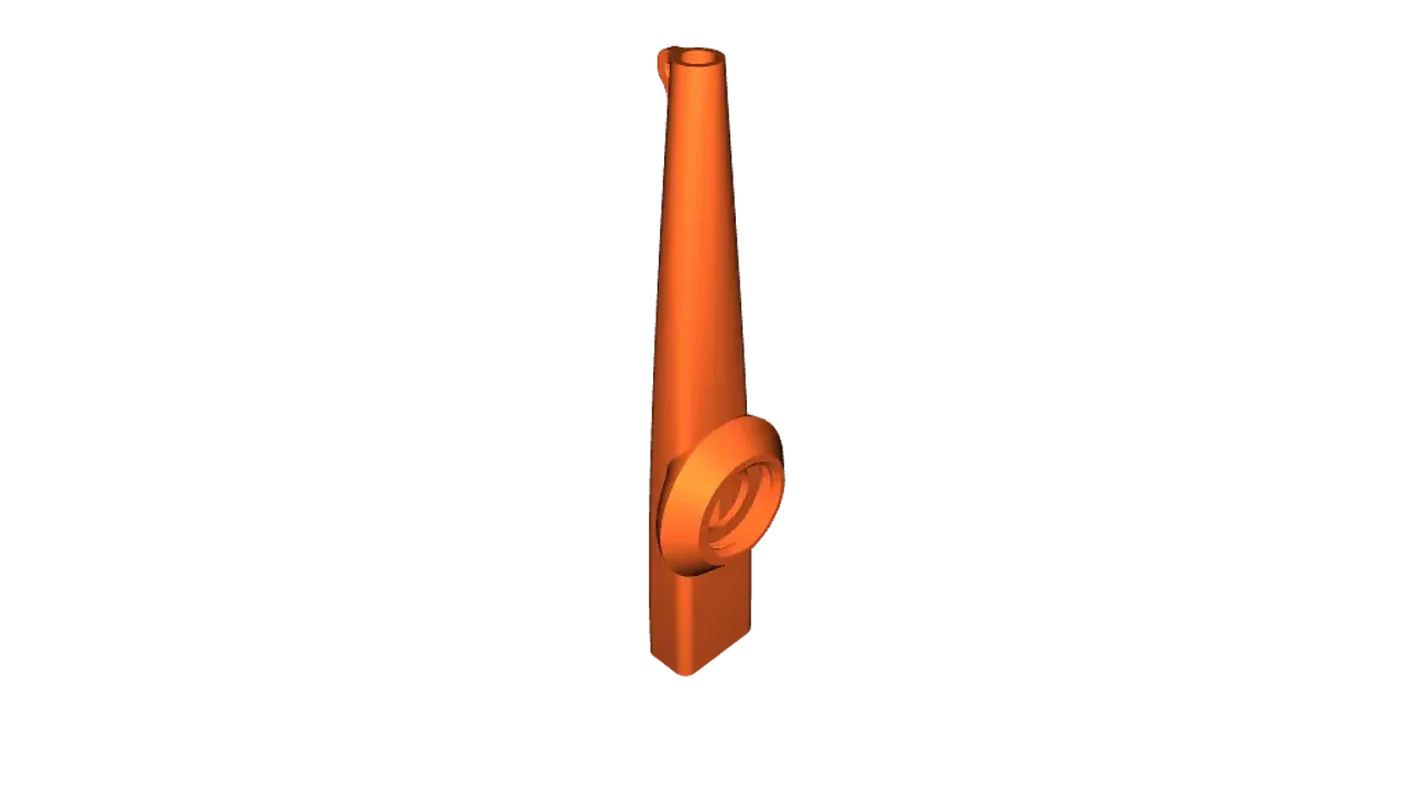 🎶 Kazoo with string eyelet by sh | Download free STL model