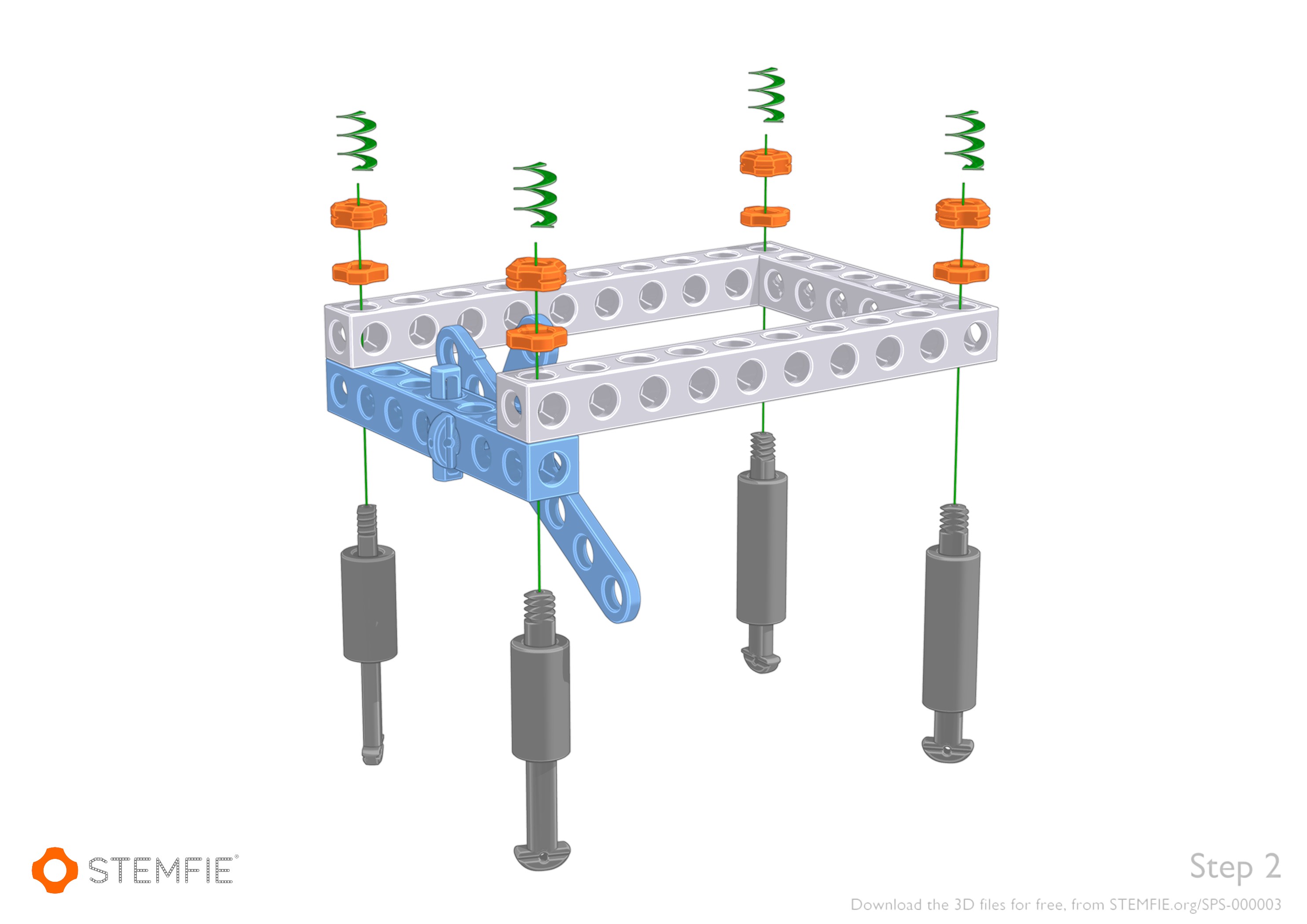 STEMFIE Desktop Catapult by Stemfie3D Download free STL model
