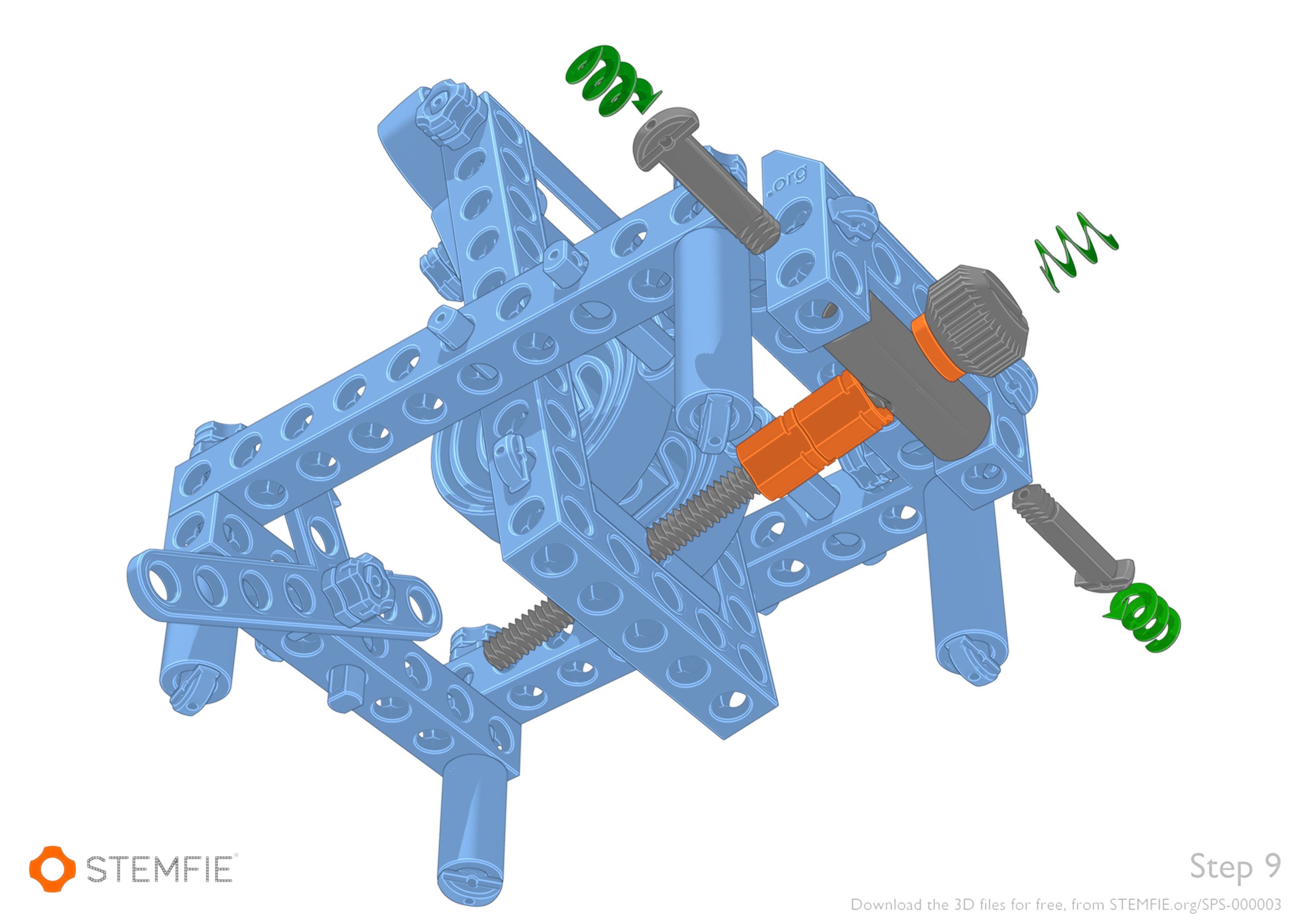 STEMFIE Desktop Catapult by Stemfie3D Download free STL model