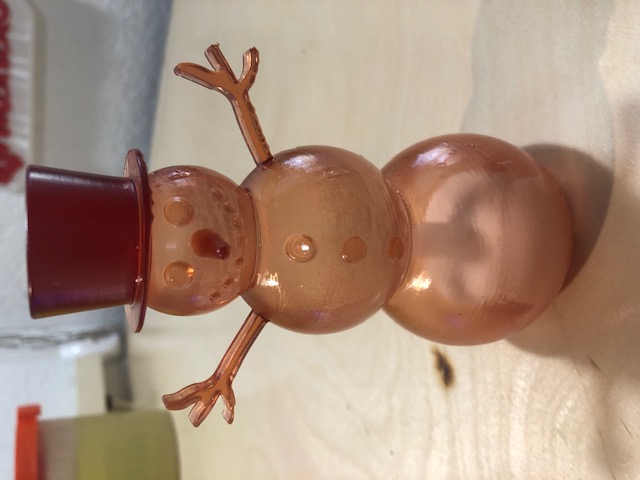 Miniatura 2 do modelo 3D Tea Light Snowman