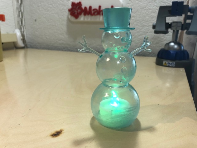Tea Light Snowman