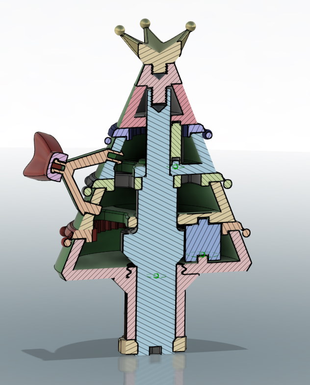 Animated Mecanical Christmas Tree — miniatura 2