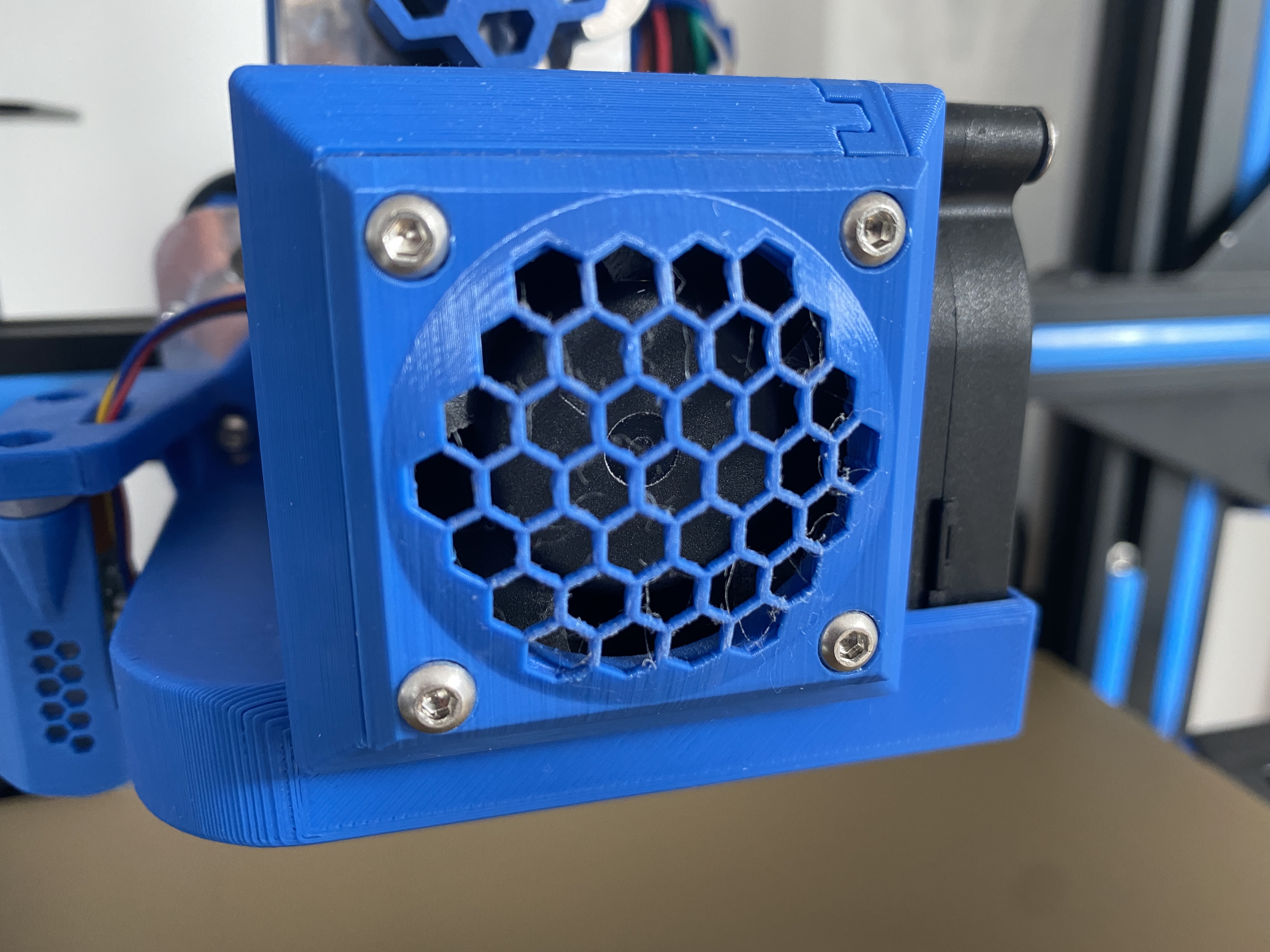 Fan Guard 40mm in hexagon style