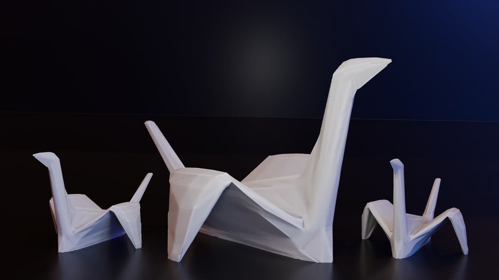 Paper Bird, Crane, Supportless (DND / TTRPG)