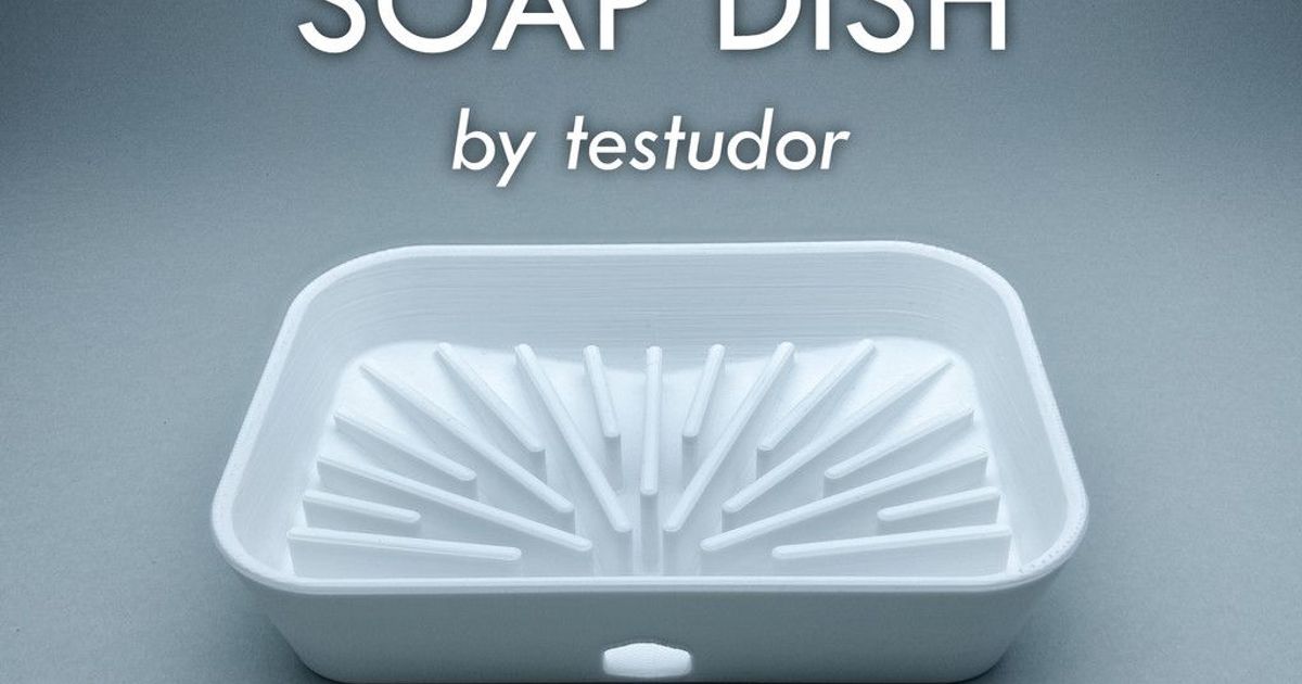 Soap Dish by testudor Download free STL model