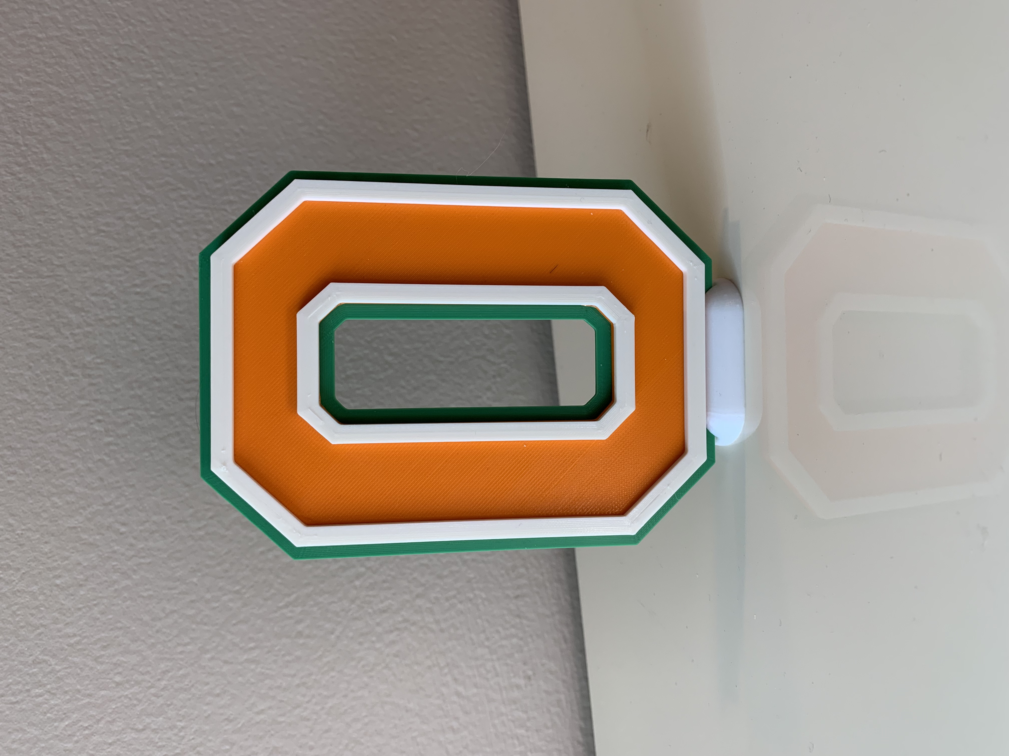 Alphabet Letter 'O' - Sport/School Colors by Art G | Download free STL ...