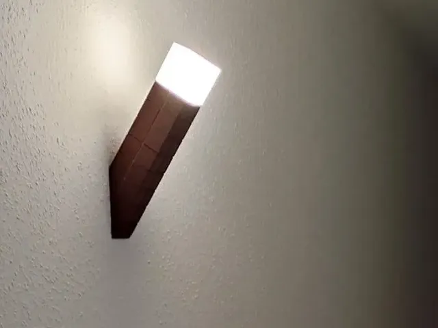Minecraft Torch Lamp (parametric)
