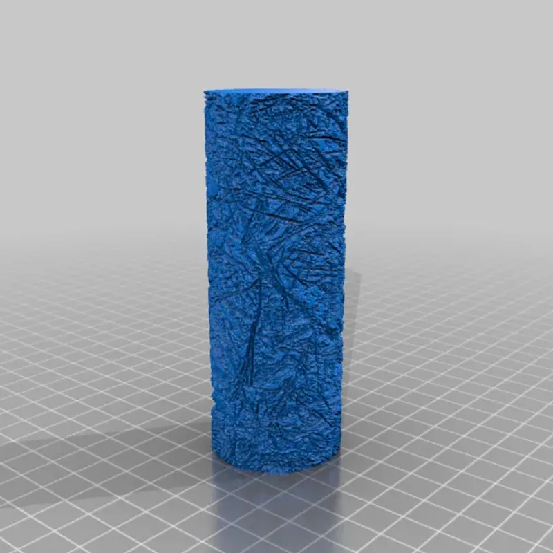 STL file Thin Texture Roller (Low Resin Cost) – River Pebbles – 4.5 Inches  Tall 🪨・Template to download and 3D print・Cults