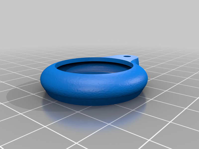 Airtag TPU keychain case with solid base