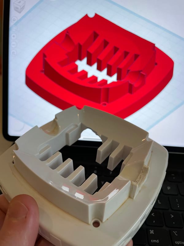 Swing-A-Way ice crusher