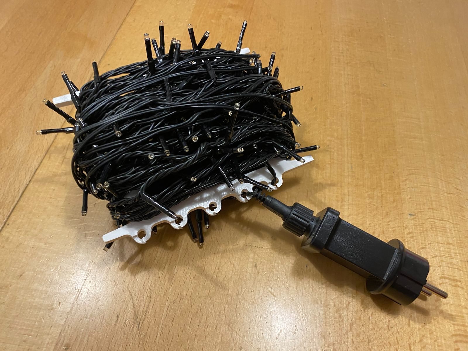 Cable rewinder for fairy lights / Aufwickler für Lichterkette