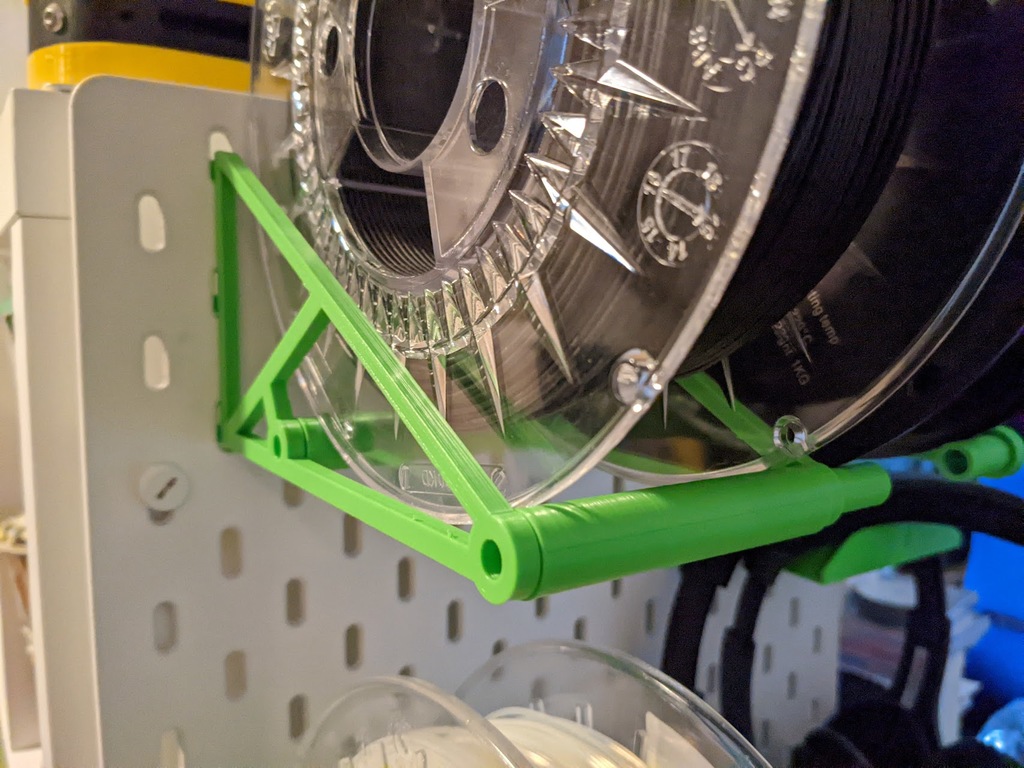 Ikea Skadis Spool Holder - Simple and fast printed - Upside down edition