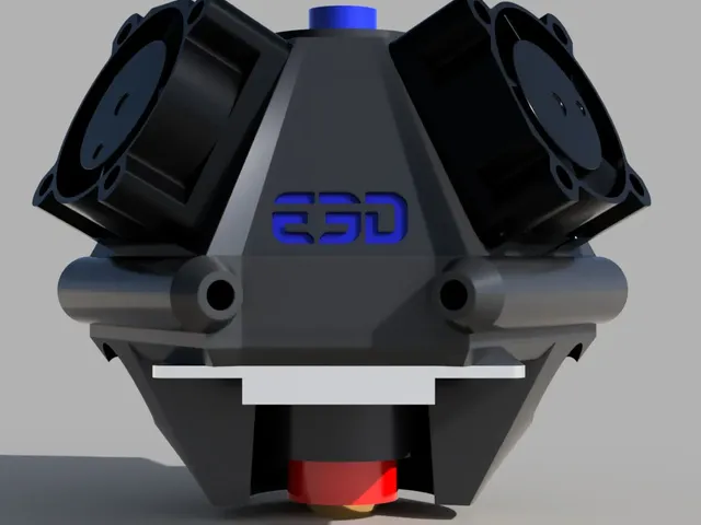 Delta effector for E3D Revo micro, with autolevel mount (opt.)