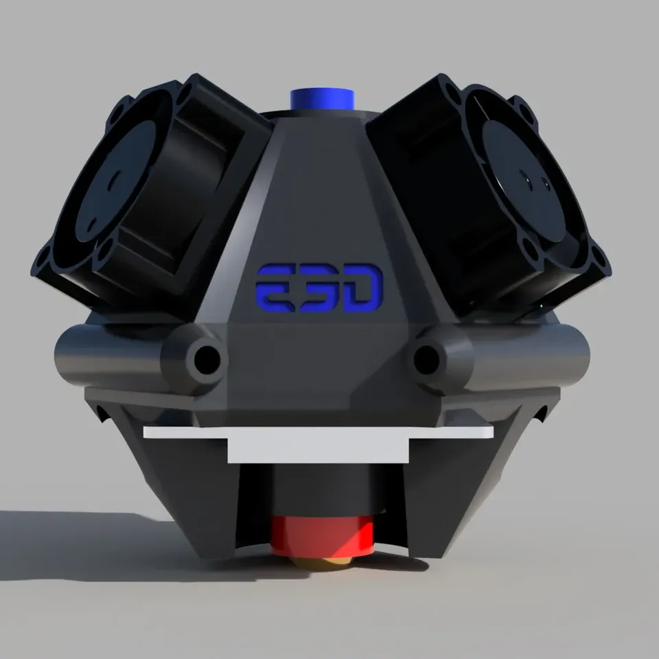 小物 EFFECTOR DELTA BK Delta effector for E3D Revo micro, with autolevel mount (opt.) by