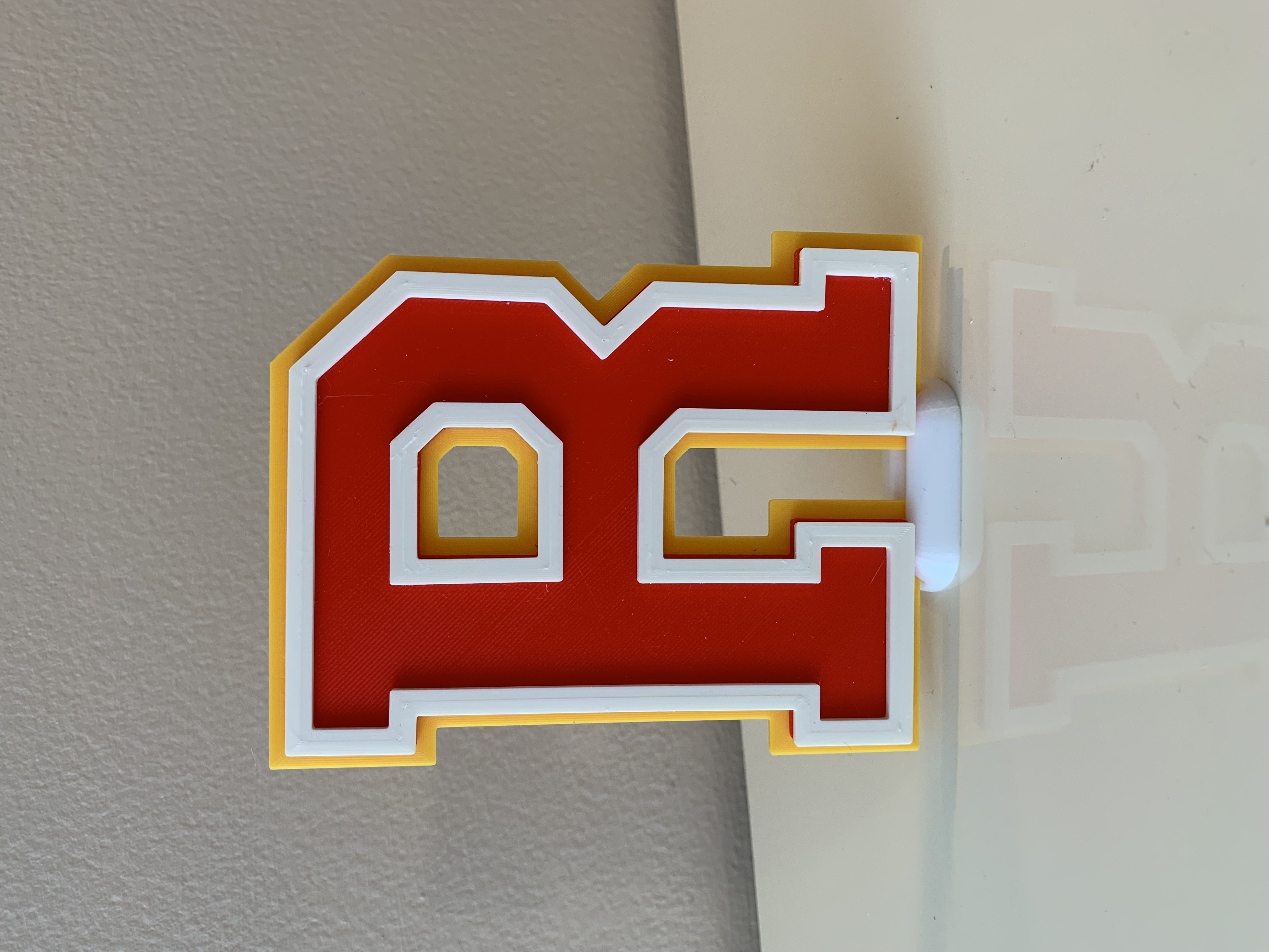 Alphabet Letter 'R' - Sport/School Colors