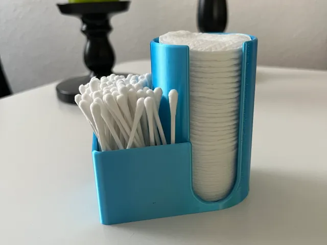 Q-Tip and Cotton Pad Stand