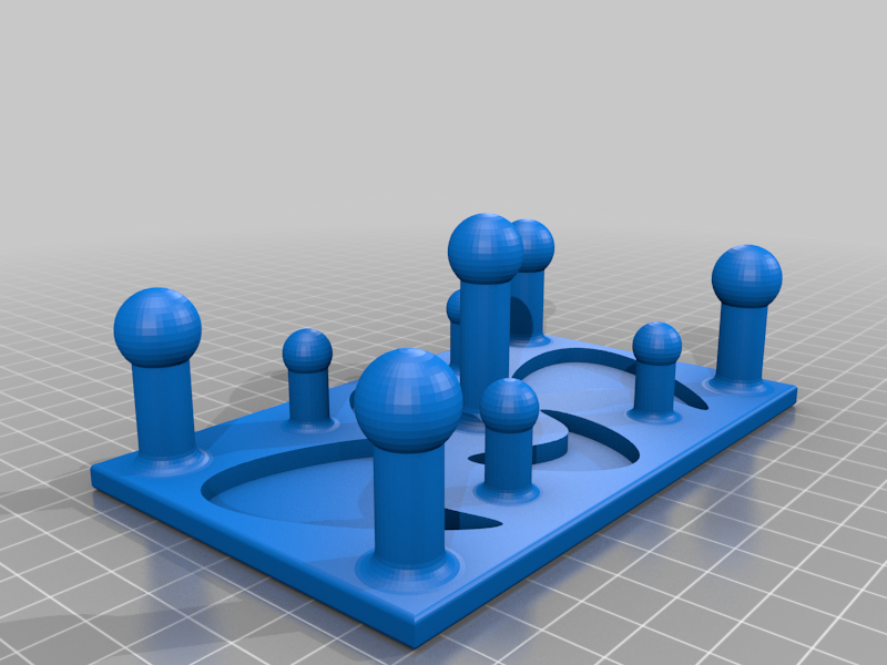 Miniatura 2 do modelo 3D Tiny daily earring holder