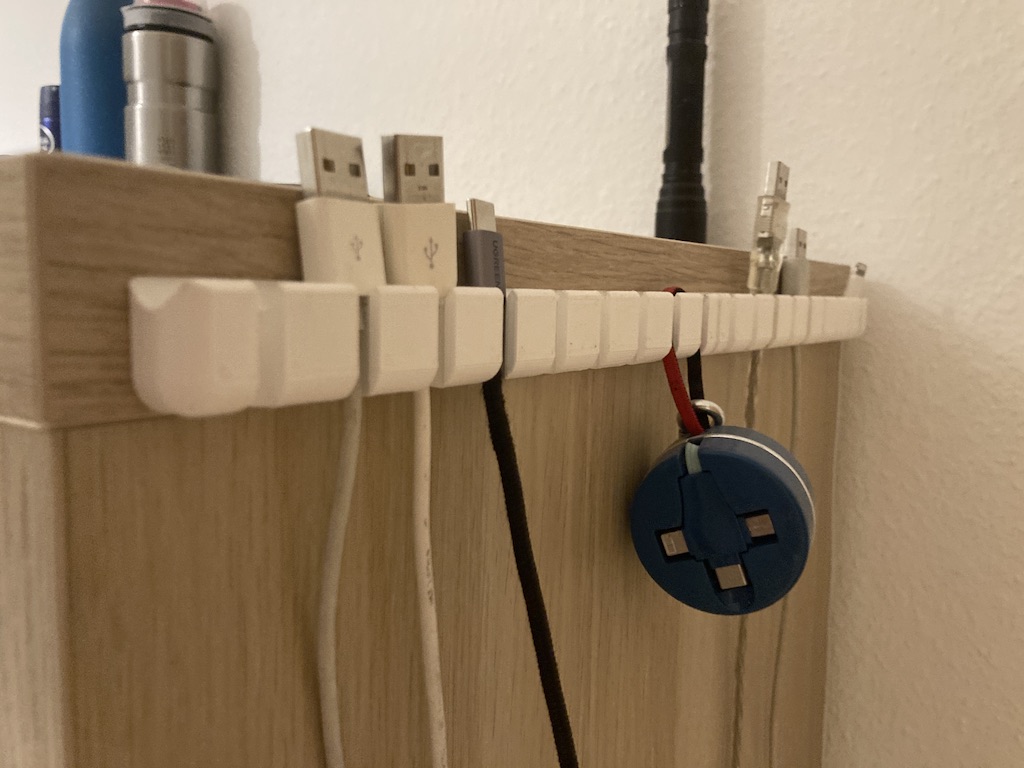 Cable Holder For 18 Cables Perfect For Ikea Kallax By J Technology 