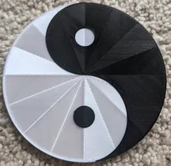 Yin Yang Coaster