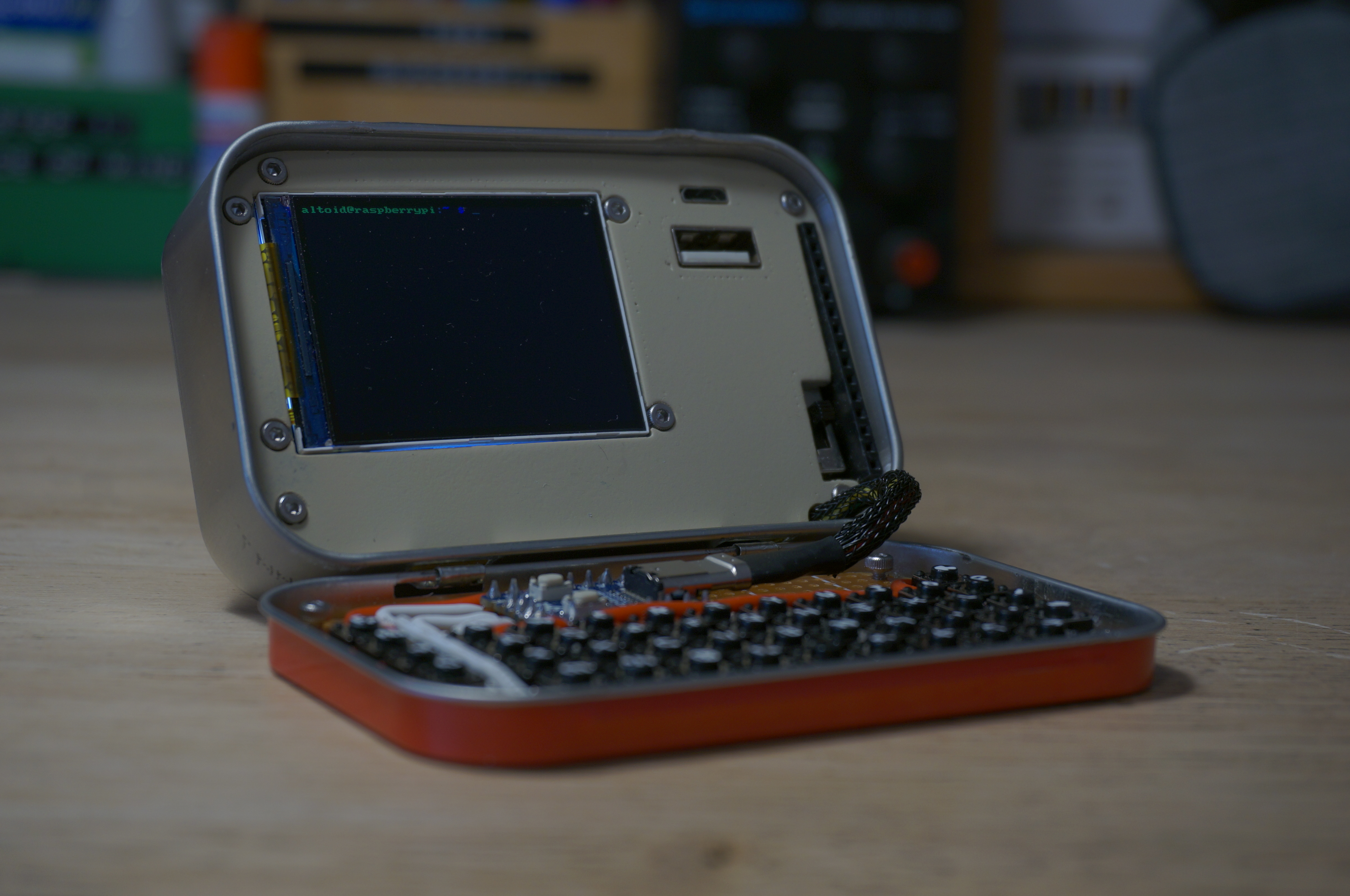 Frame for Altoids Tin Mini-Cyberdeck