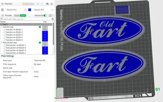 Ford Fart and Old Fart Emblem