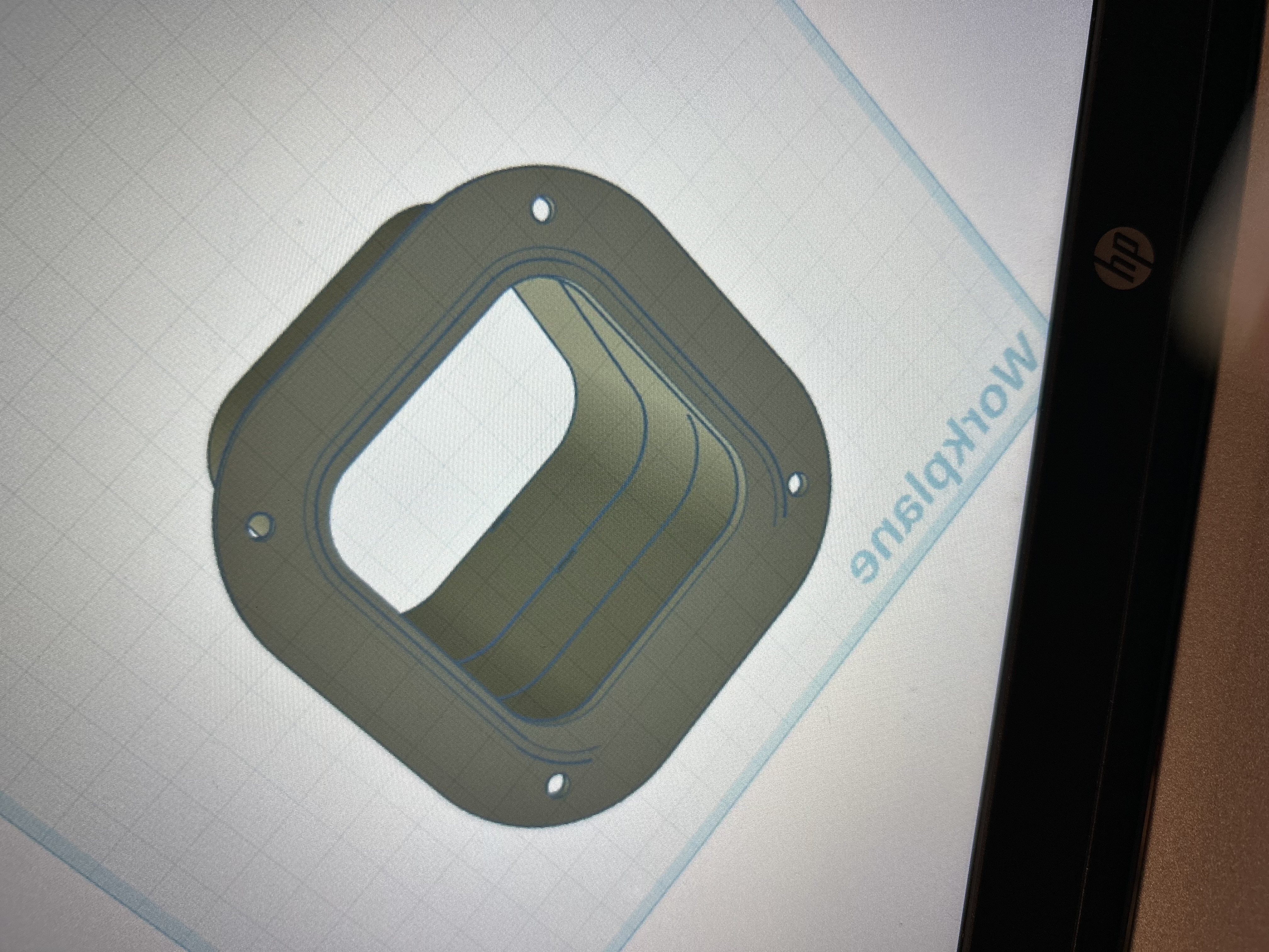 Miniatura 6 do modelo 3D Angled Blink camera window mount
