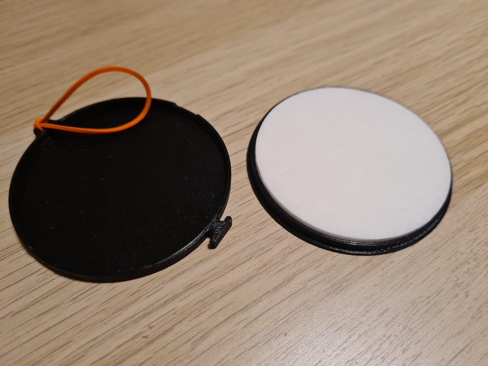 AeroPress pocket travel filter holder