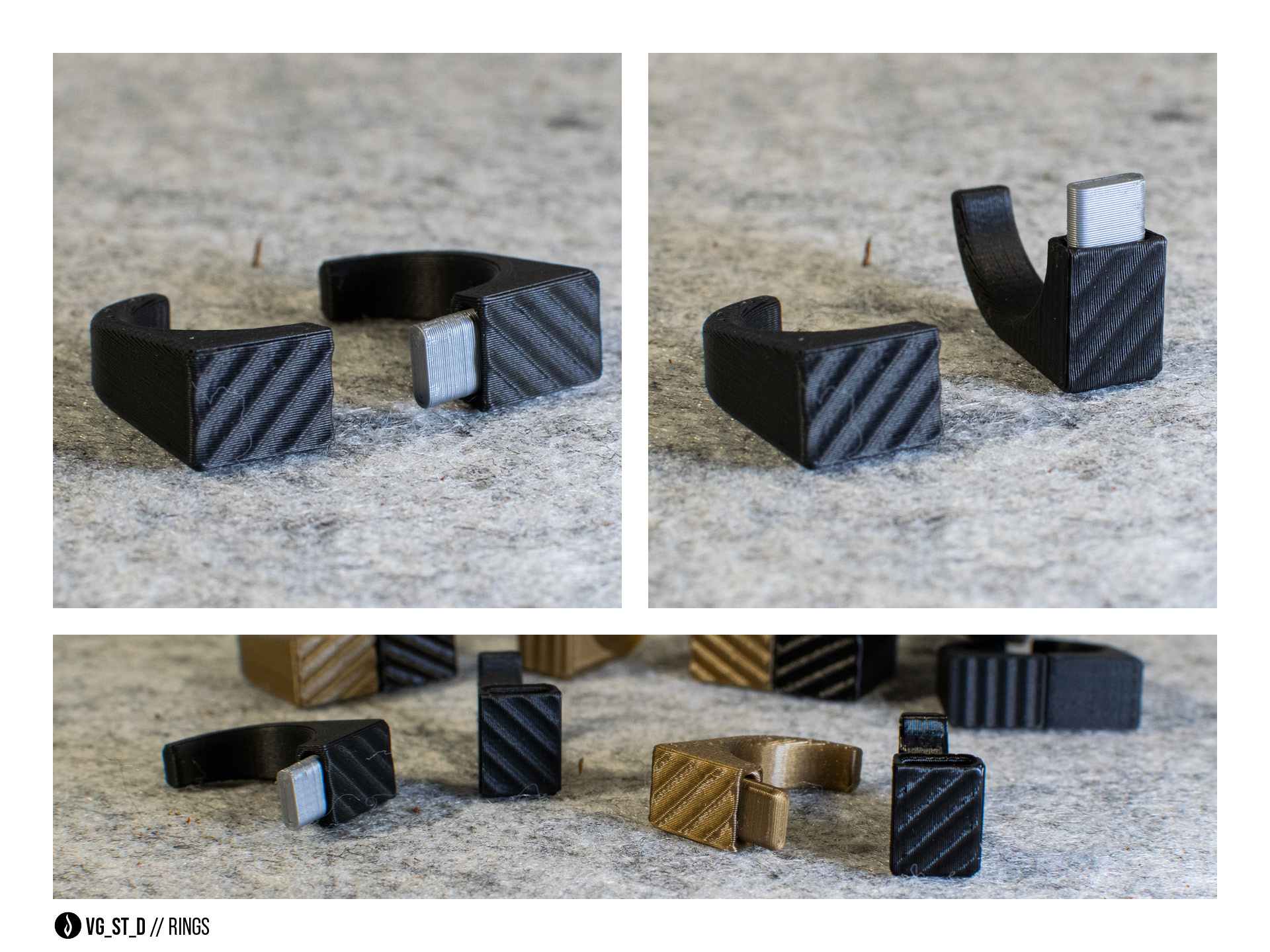 Customizable Texture Rings