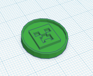 Creeper coin (Minecraft)