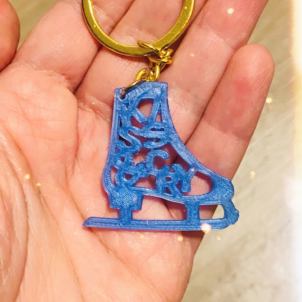Kiss & Cry Keychain