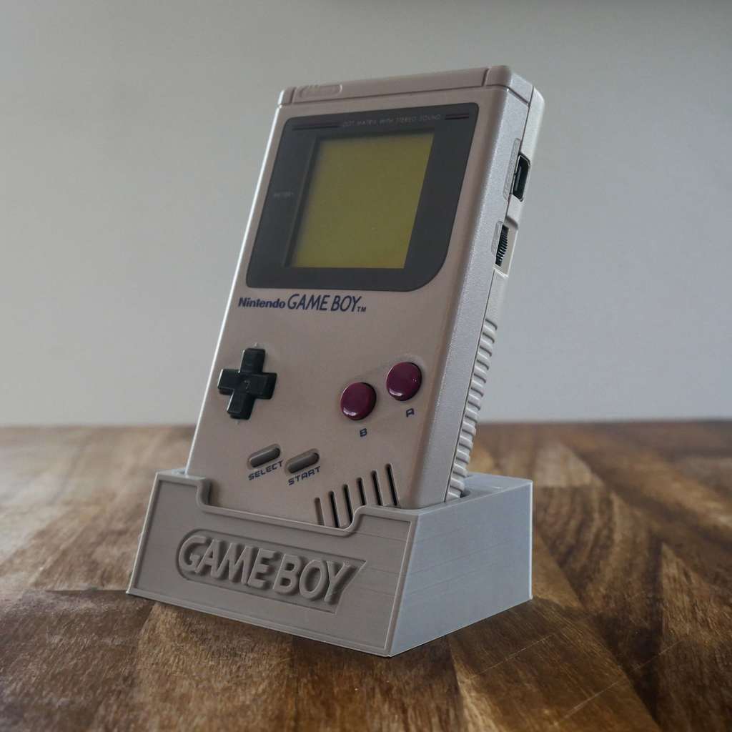 Gameboy DMG-01 Display Stand by Estikuma | Download free STL model ...