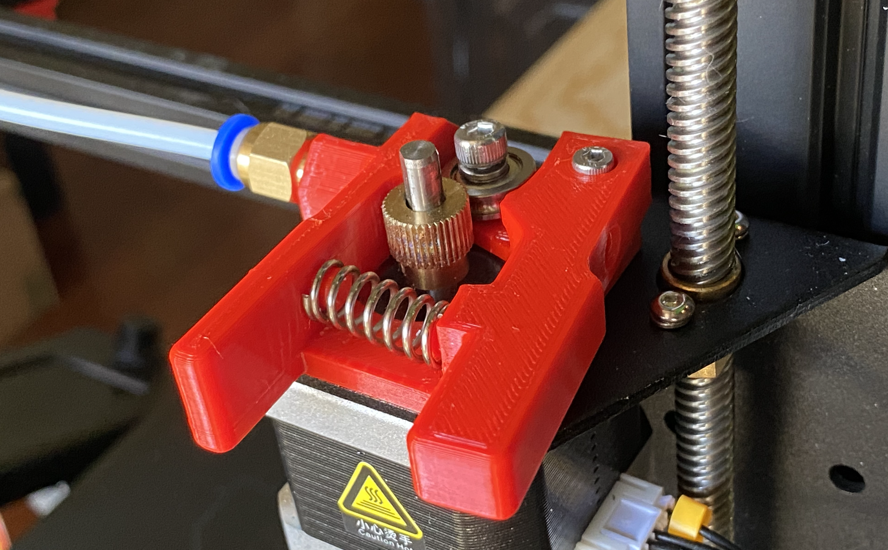 BV3D Remix of The Most Ultimate Creality CR-10/S4/S5/Ender 2/Ender 3/Ender 4 Extruder Strong Upgrade With an Extruder Arm that Provides a Little More Tension, and also with a much longer name.