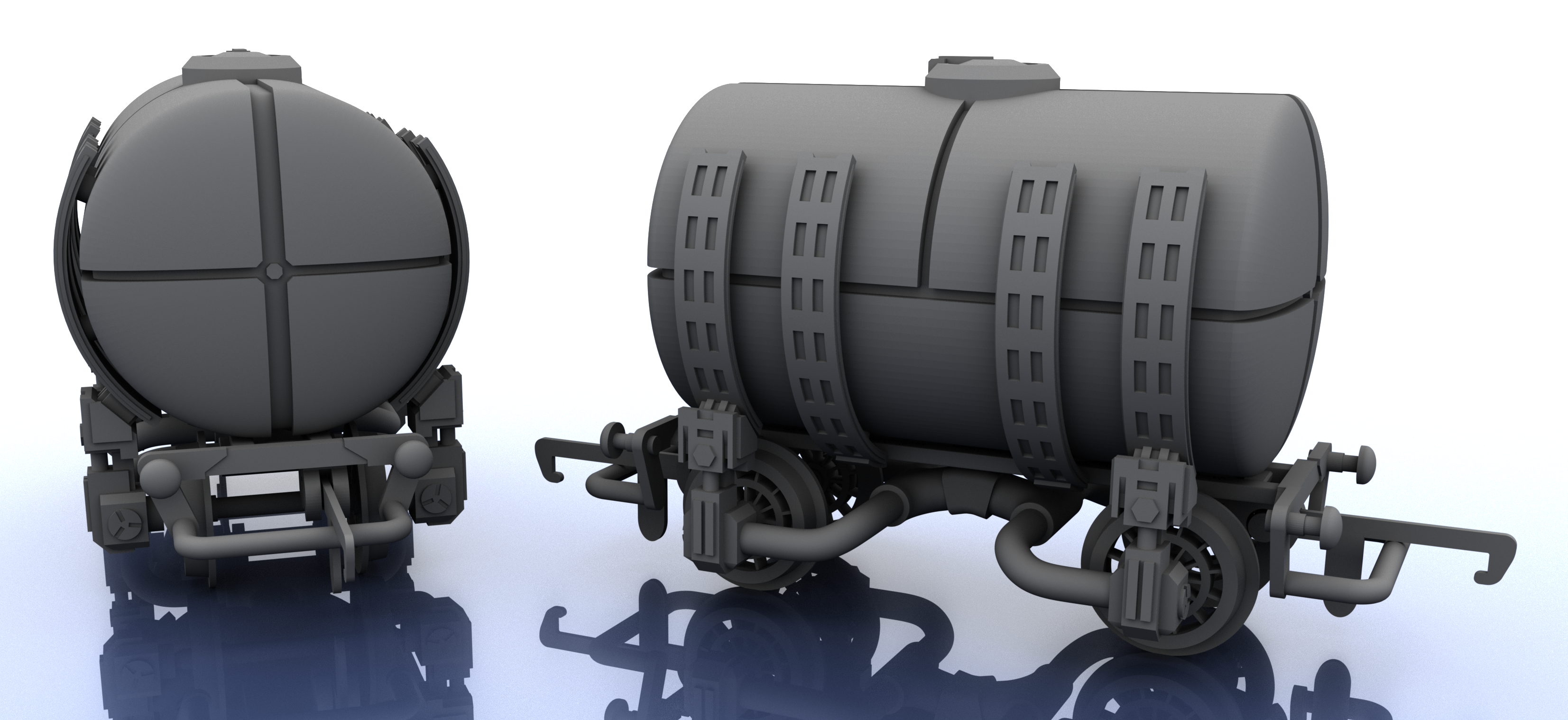 OO Scale Train - Tanker Type 1 - Short Length