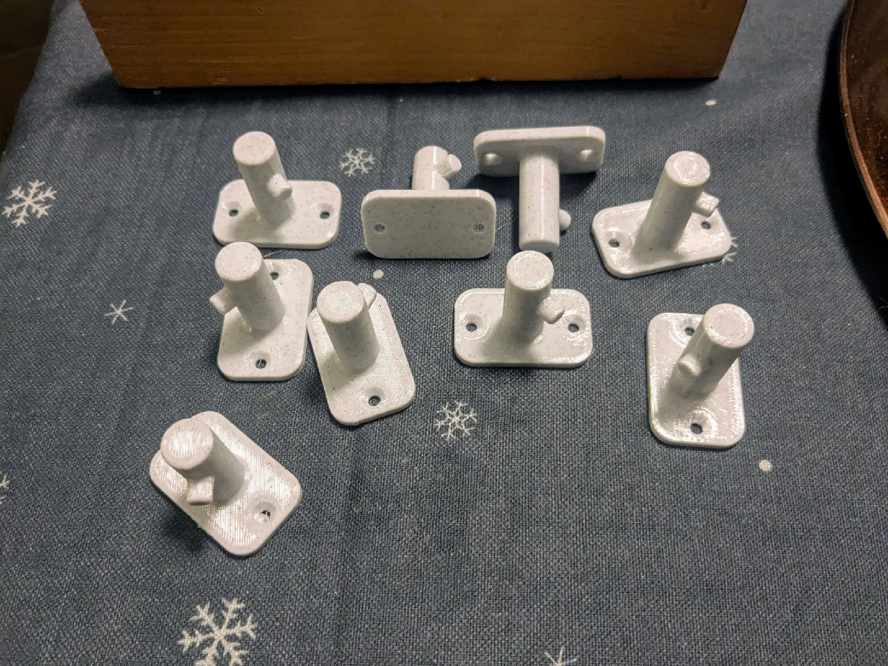 4-Pack KitchenAid Mixer Attachment Holder Hangers – Wall Mount Organizer, Free Screws