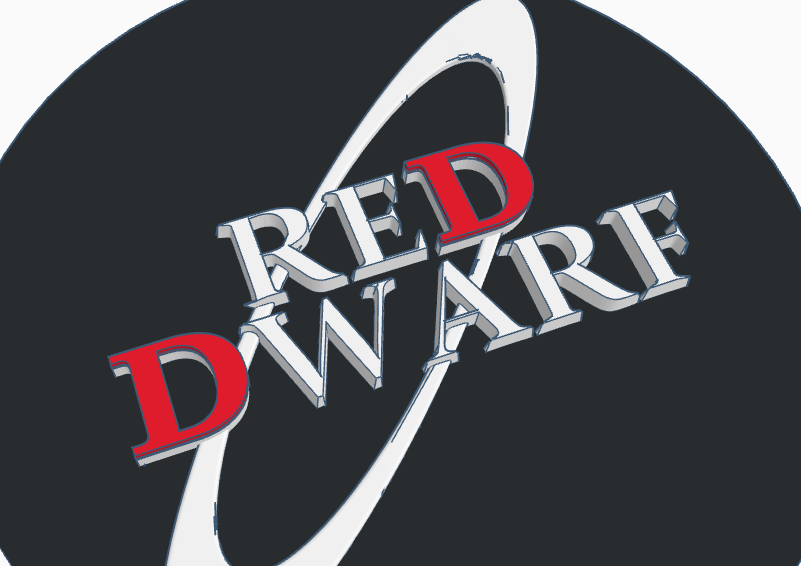 Miniatura 3 do modelo 3D Logo Red Dwarf
