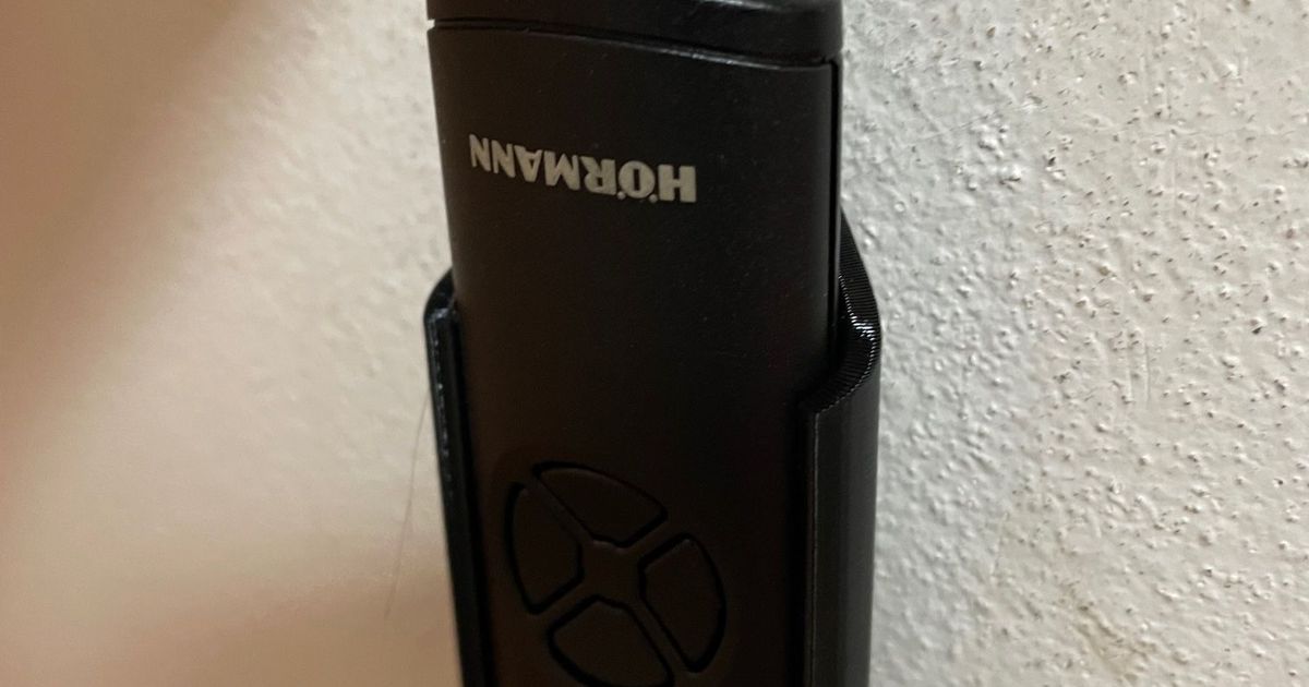 Hörmann HSE4 remote key holder by digidaq Download free STL model