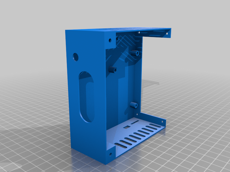 Two piece Mega Zero enclosure for Creality v4 board or SKR MiniE3 by ksanislo Download free
