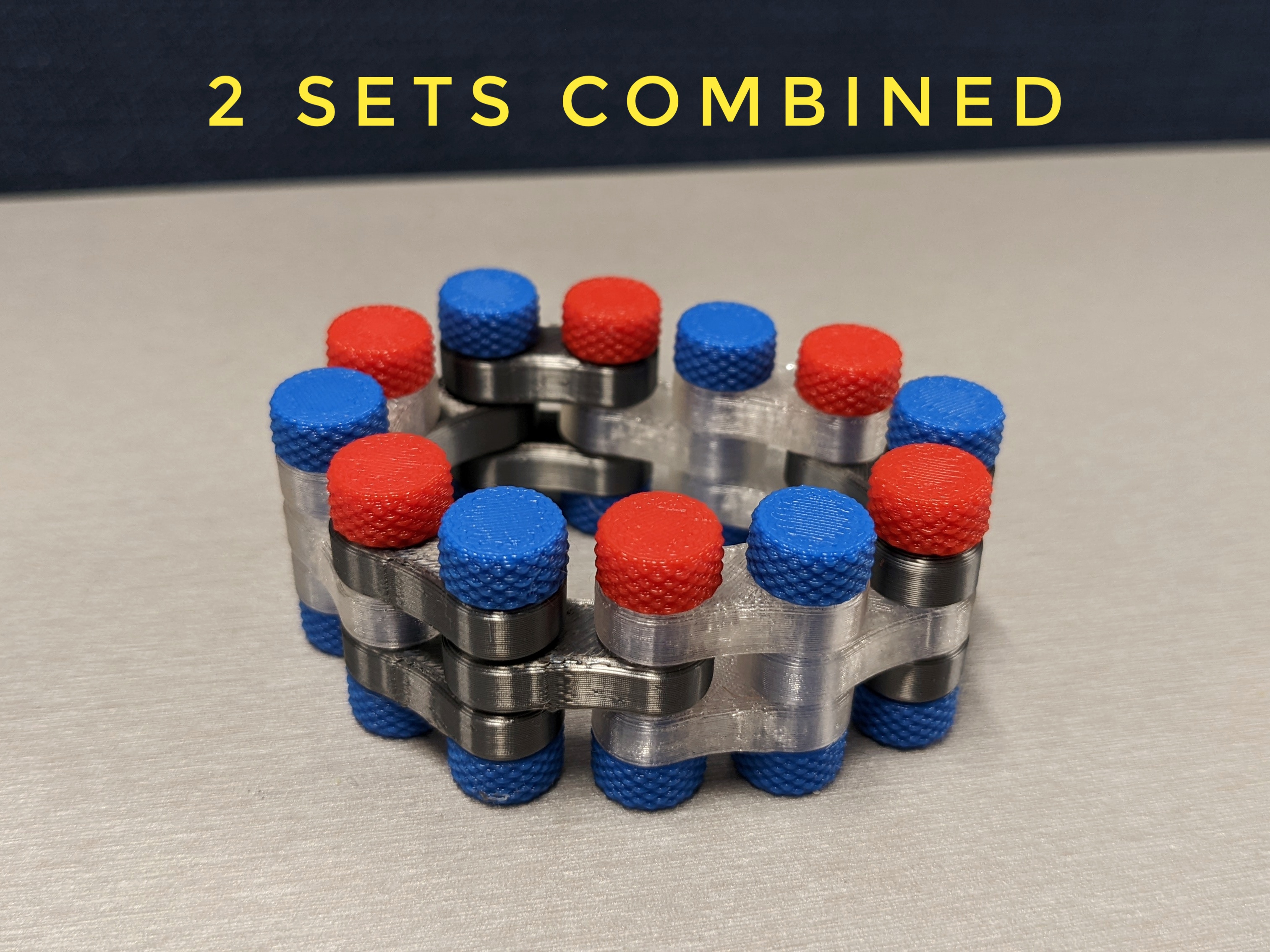 Chain Link Fidget Toy V1 by JamesThePrinter Download free STL model