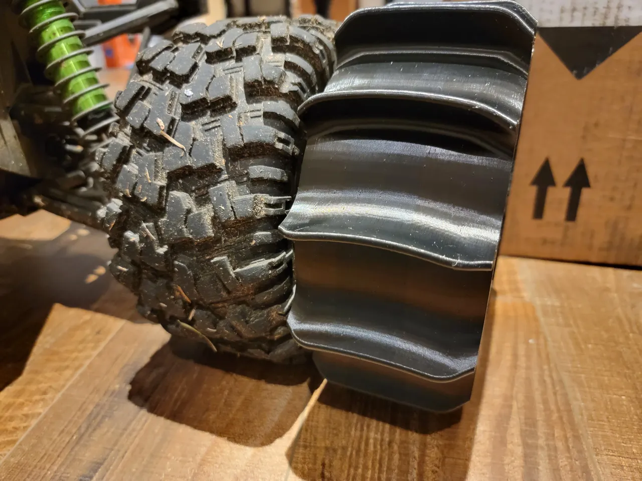X-Maxx Big Paddle Tires by 4D_Printer