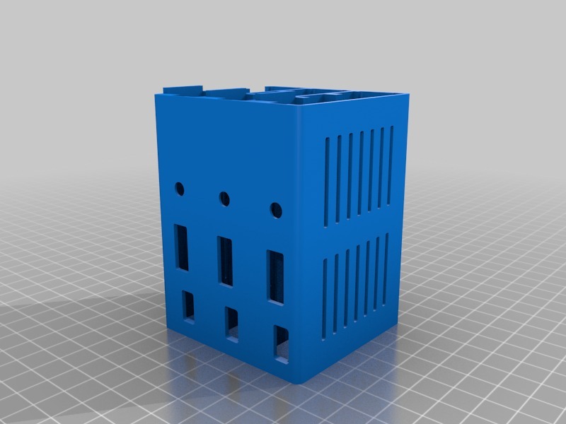 Miniatura 4 do modelo 3D Raspberry Pi 2/3 Tower