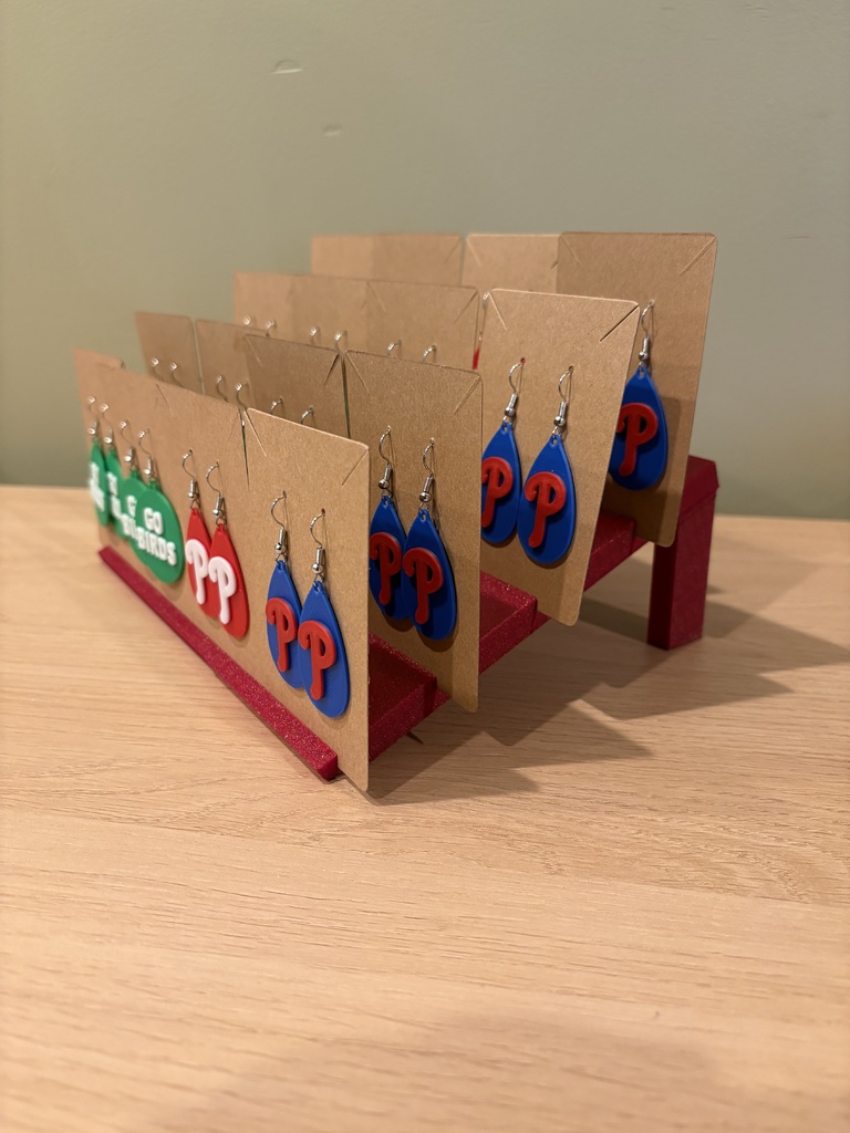 Miniatura 3 do modelo 3D Earring card display stand