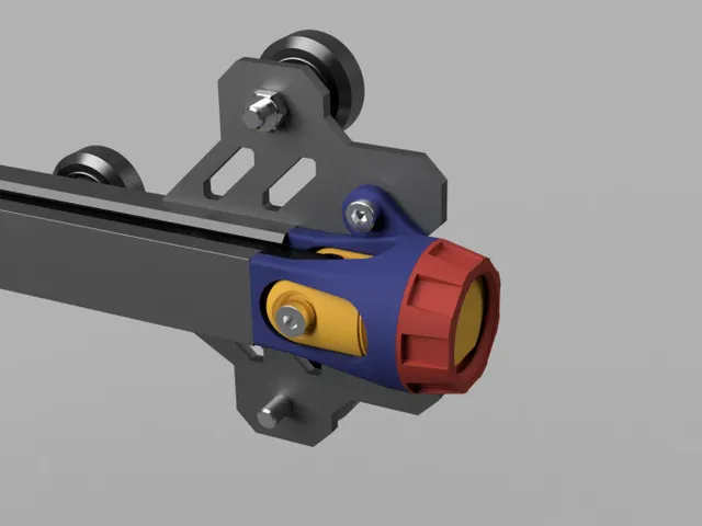 Belt tensioner for Elegoo Neptune 2 and 2S for the x-axis