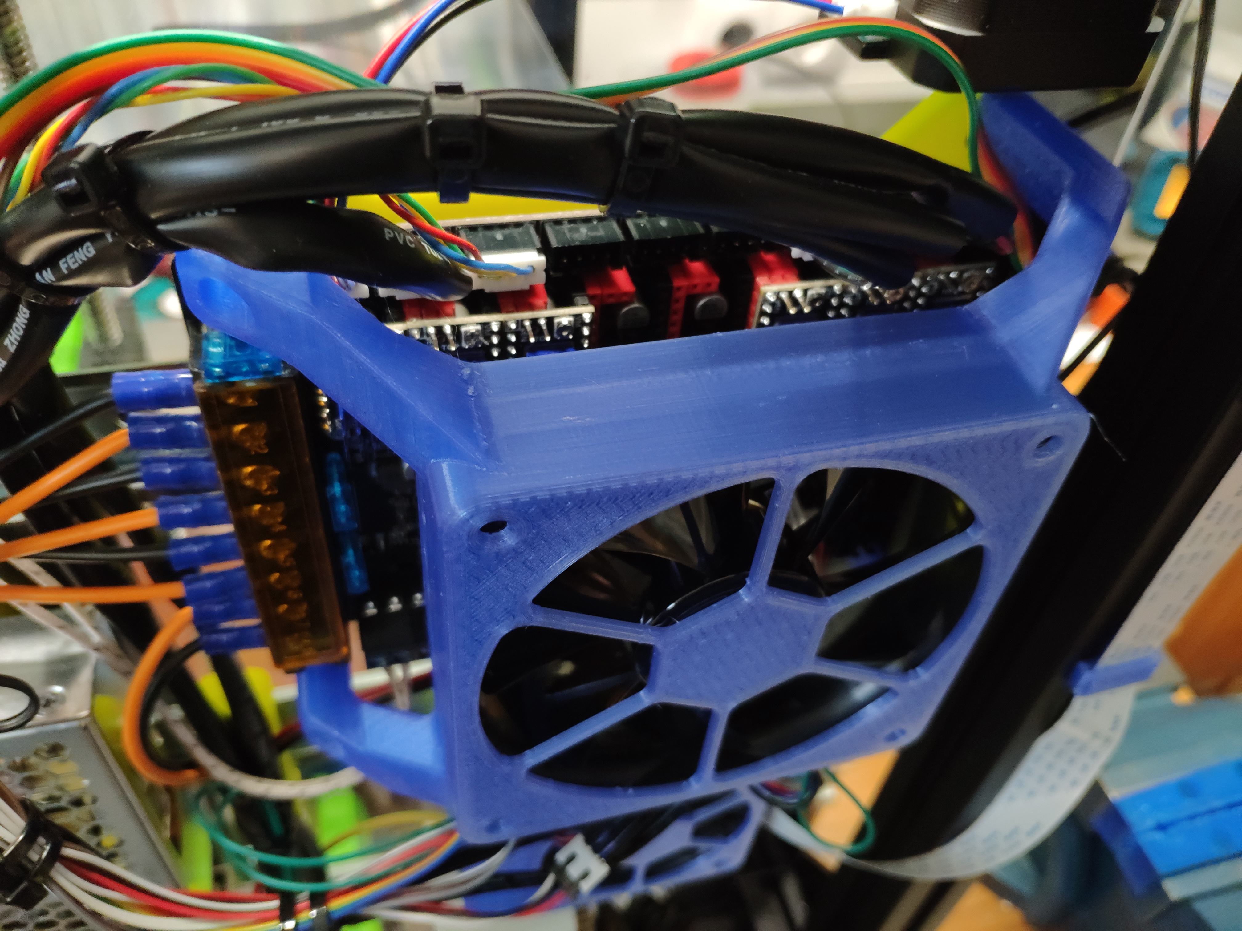 BTT Octopus DIN rail mount with fan option
