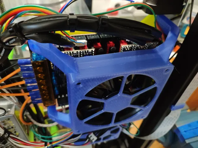 BTT Octopus DIN rail mount with fan option