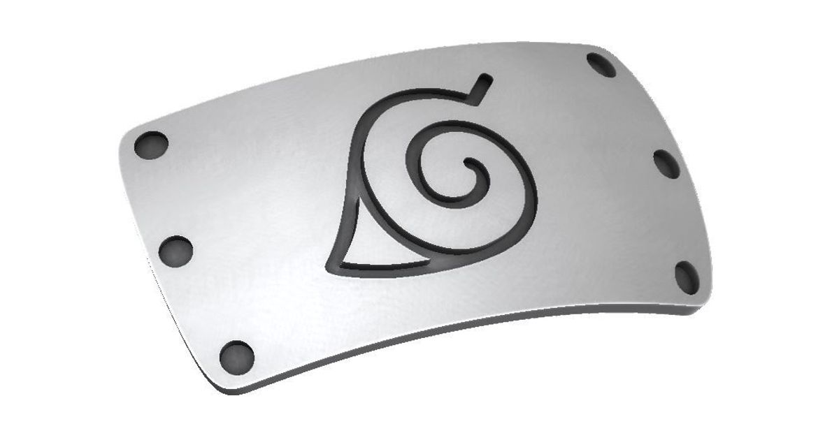 Konoha Headband by Referentiel | Download free STL model | Printables.com