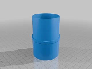 2 1/2" Dust Collection Hose Adapter.