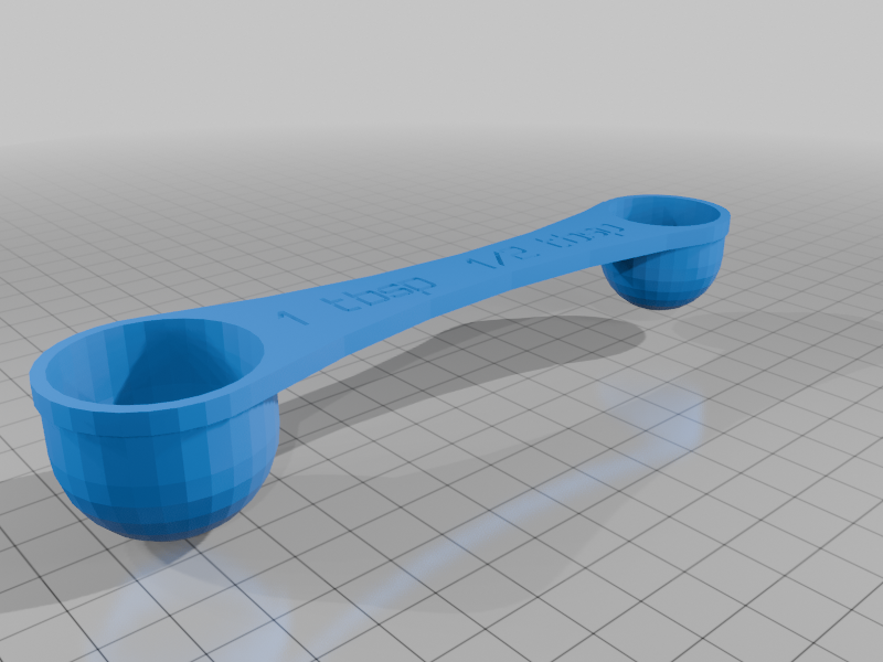 My Customized Measuring Spoon/Scoop 1 tbsp US 1/2 tbsp US
