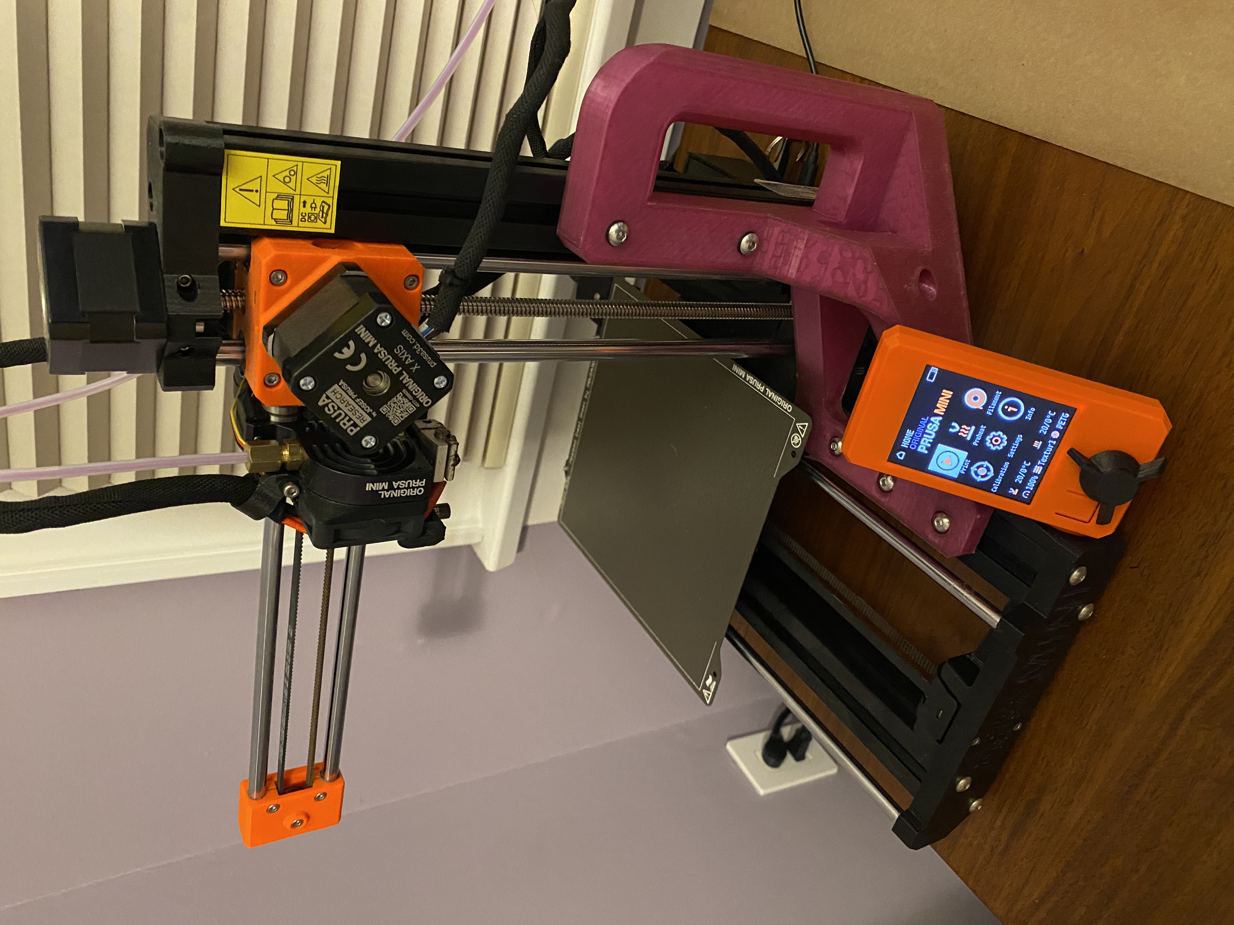 YZ brace and carrying handle for Prusa Mini/Mini+