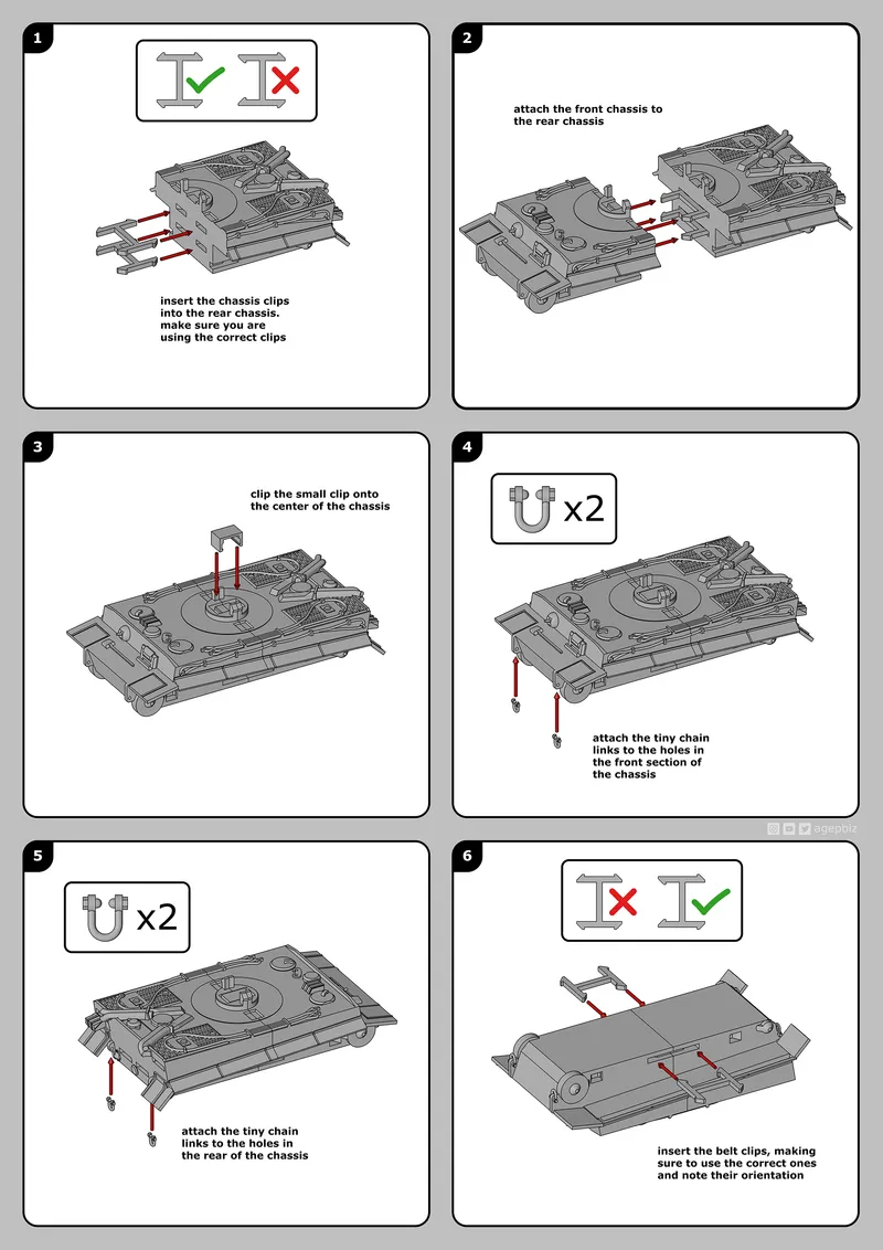 tigerページ Tiger 1 Kit Card by agepbiz | Download free STL model | Printables.com